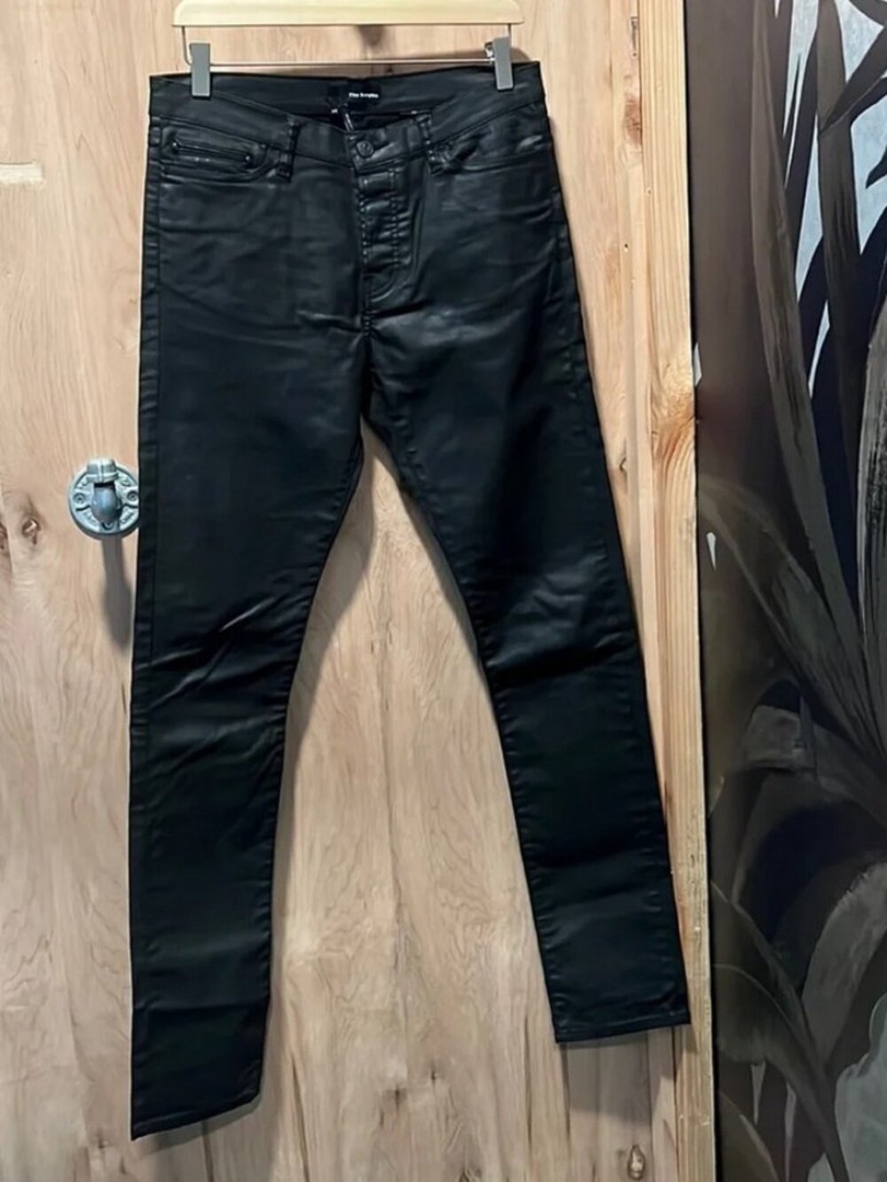 The Kooples Pants Size 29 Black Shiny Cotton